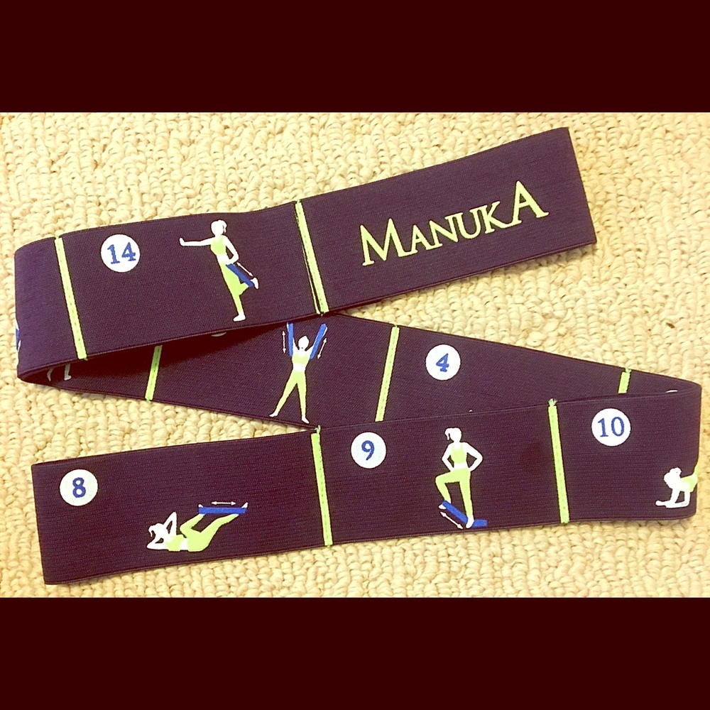 Manuka Exercise Band w/illustrated workout